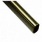AMIG 18752  
 Tubo armario ovalado 8  
 22 x 15 x 0,8 mm  
 Acero  
 Latonado barnizado