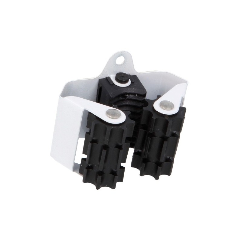 AMIG 18757  
 Cuelga escobas 760  
 35 x 52 x 42 mm  
 Acero  
 Blanco