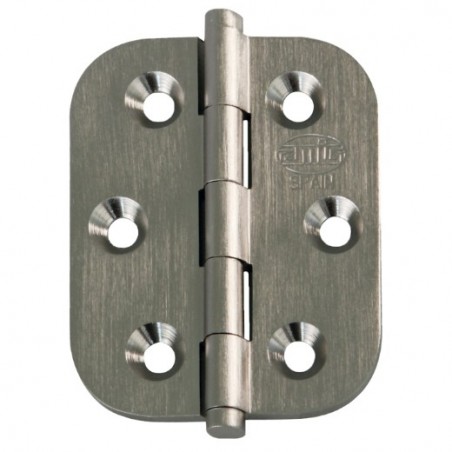 AMIG 18762  
 Bisagra 1130  
 50 x 40 x 2 mm  
 Latón  
 Cromado mate