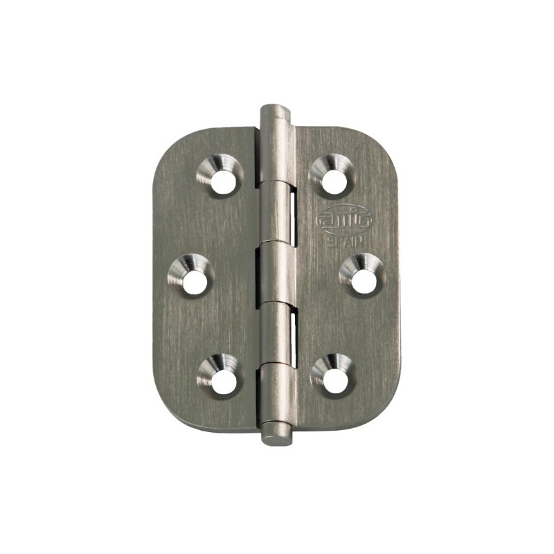 AMIG 18768  
 Bisagra 1130  
 70 x 50 x 2 mm  
 Latón  
 Cromado mate