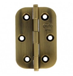 AMIG 18769  
 Bisagra 1130  
 70 x 50 x 2 mm  
 Latón  
 Cuero