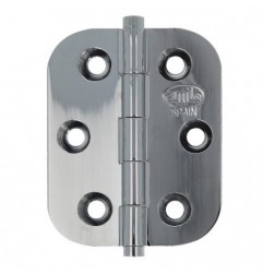 AMIG 18770  
 Bisagra 1130  
 70 x 50 x 2 mm  
 Latón  
 Cromado brillo