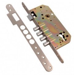 AMIG 18773  
 Cerradura 101 BASE  
 50/85  
 Acero  
 Cromado mate