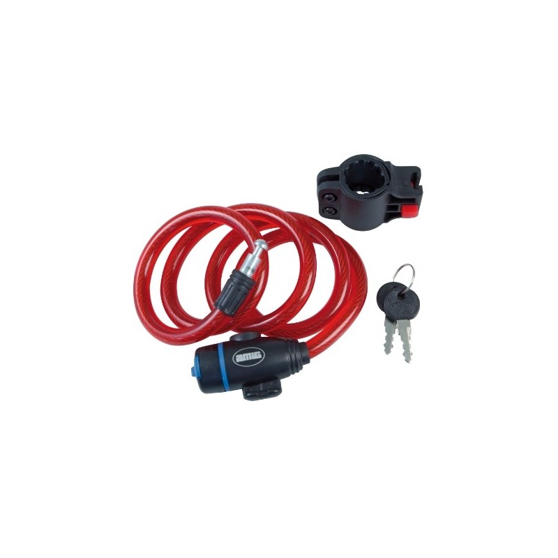 AMIG 18818  
 Candado 507  
 Ø12 x 120 mm  
 Acero  
 Rojo