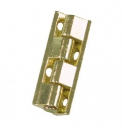 AMIG 18898  
 Bisagra 556  
 40 x 9 mm  
 Zamak  
 Latonado