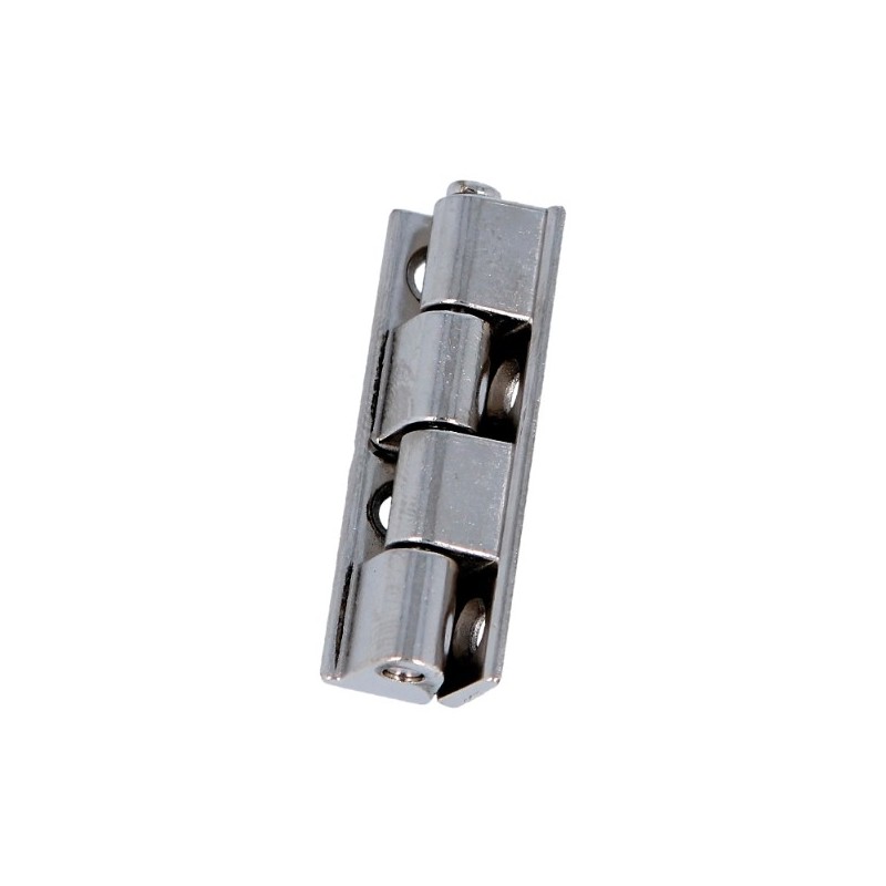 AMIG 18899  
 Bisagra 556  
 40 x 9 mm  
 Zamak  
 Niquelado