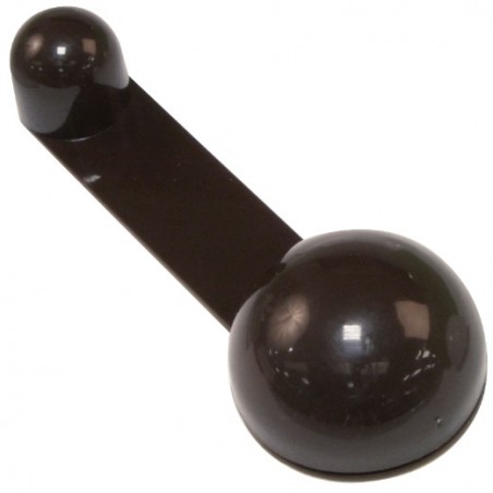 AMIG 18911  
 Tope puerta 404  
 Ø40 x 27 x 108 mm  
 Plástico  
 Negro