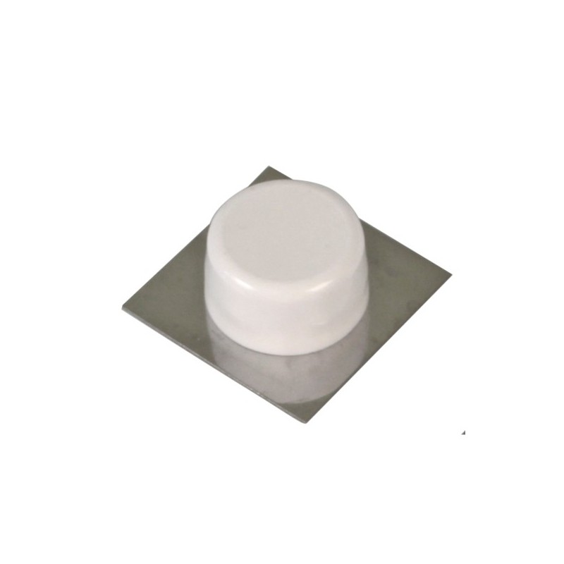 AMIG 18918  
 Tope puerta 405  
 45 x 45 mm  
 Plástico  
 Blanco