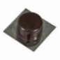 AMIG 18920  
 Tope puerta 405  
 45 x 45 mm  
 Plástico  
 Marrón