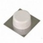 AMIG 18921  
 Tope puerta 405  
 45 x 45 mm  
 Acero inoxidable 18/8  
 Blanco