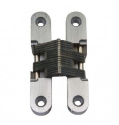 AMIG 18923  
 Bisagra oculta 1025  
 60 x 36 mm  
 Zamak  
 Cromado mate