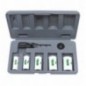 AMIG 18986  
 Estuche coronas bimetal 23130  
 Ø19-22-25-29-32 mm