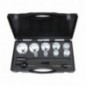 AMIG 18988  
 Estuche coronas bimetal 23150  
 Ø19-22-29-35-38-44-51-57-64 mm