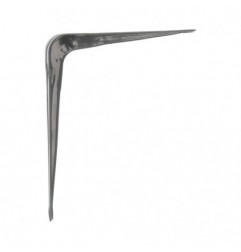 AMIG 190  
 Palomilla 1  
 125 x 100 mm (5'' x 4'')  
 Acero  
 Gris
