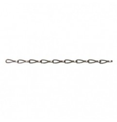 AMIG 19125  
 Cadena decoración Patent 30270  
 Ø0,5 x 19 mm  
 Latón  
 Cromado