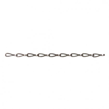 AMIG 19125  
 Cadena decoración Patent 30270  
 Ø0,5 x 19 mm  
 Latón  
 Cromado