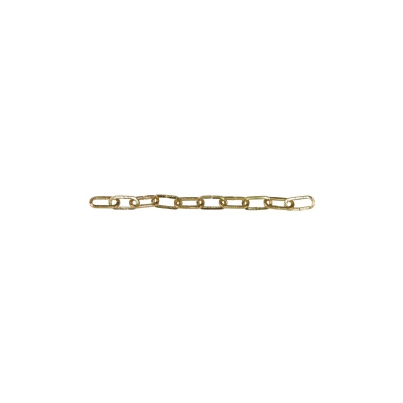 AMIG 19127  
 Cadena decoración recta 30275  
 Ø2 x 16 mm  
 Acero  
 Latonado