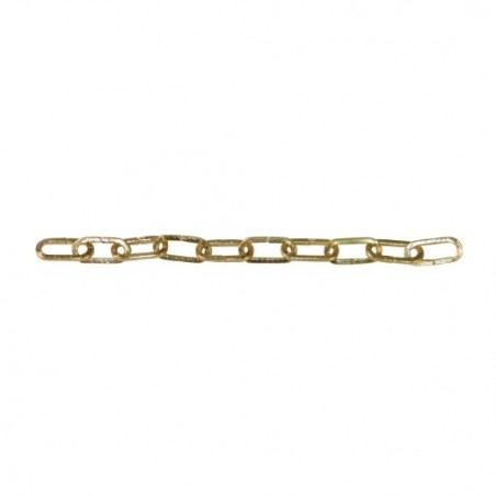 AMIG 19127  
 Cadena decoración recta 30275  
 Ø2 x 16 mm  
 Acero  
 Latonado