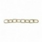 AMIG 19131  
 Cadena decoración 30240  
 Ø2 X 15 mm  
 Acero  
 Latonado