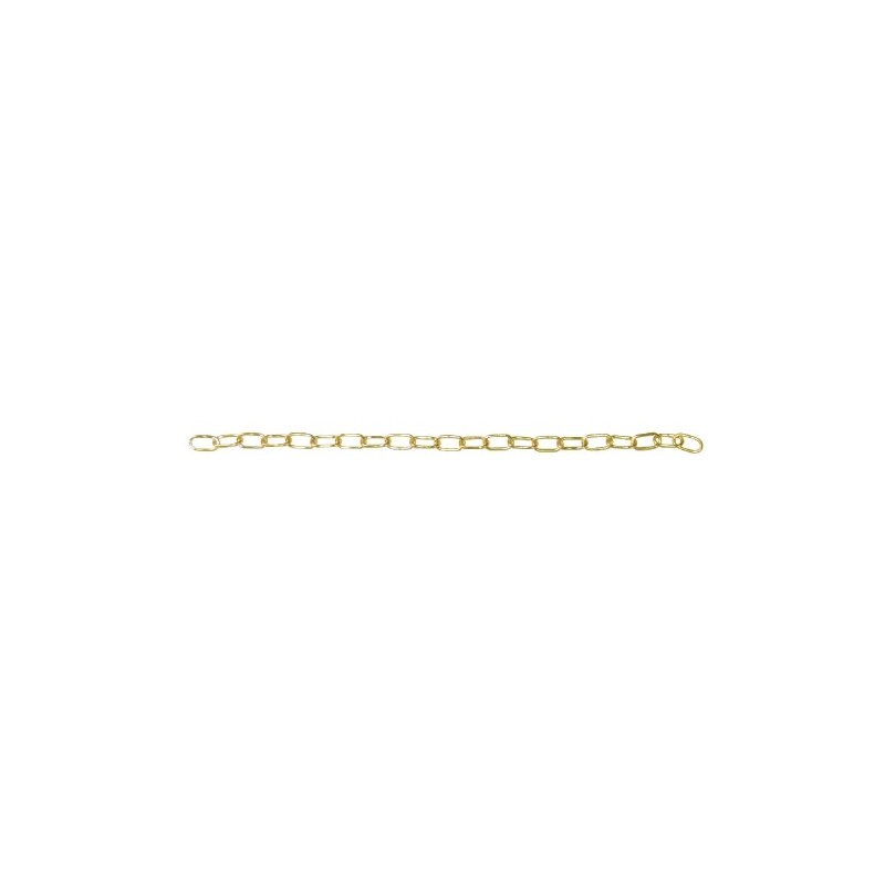 AMIG 19135  
 Cadena decoración reloj 30245  
 Ø1,1 x 7 mm  
 Acero  
 Latonado