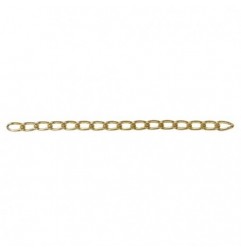 AMIG 19143  
 Cadena decoración torcida 30250  
 Ø2,5 mm  
 Acero  
 Latonado