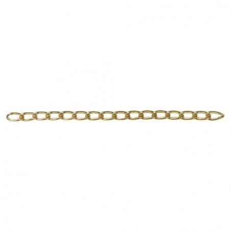 AMIG 19143  
 Cadena decoración torcida 30250  
 Ø2,5 mm  
 Acero  
 Latonado