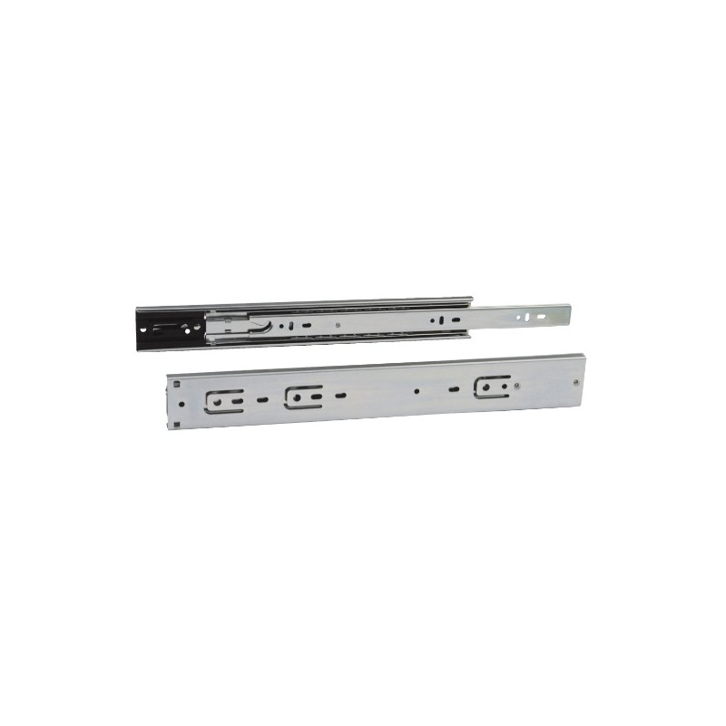 AMIG 19153  
 Guía para cajón de bolas 36  
 300 x 45 mm  
 Acero  
 Zincado