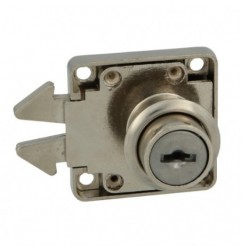 AMIG 19173  
 Cerradura mueble llaves iguales 2A2  
 40 x 40 mm  
 Acero  
 Niquelado