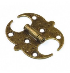 AMIG 19180  
 Bisagra 553  
 60 mm  
 Acero  
 Cuero