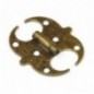 AMIG 19180  
 Bisagra 553  
 60 mm  
 Acero  
 Cuero