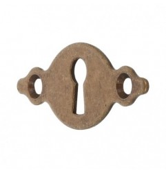 AMIG 19200  
 Bocallave 10  
 67 x 26 x 1,5 mm  
 Acero  
 Cuero