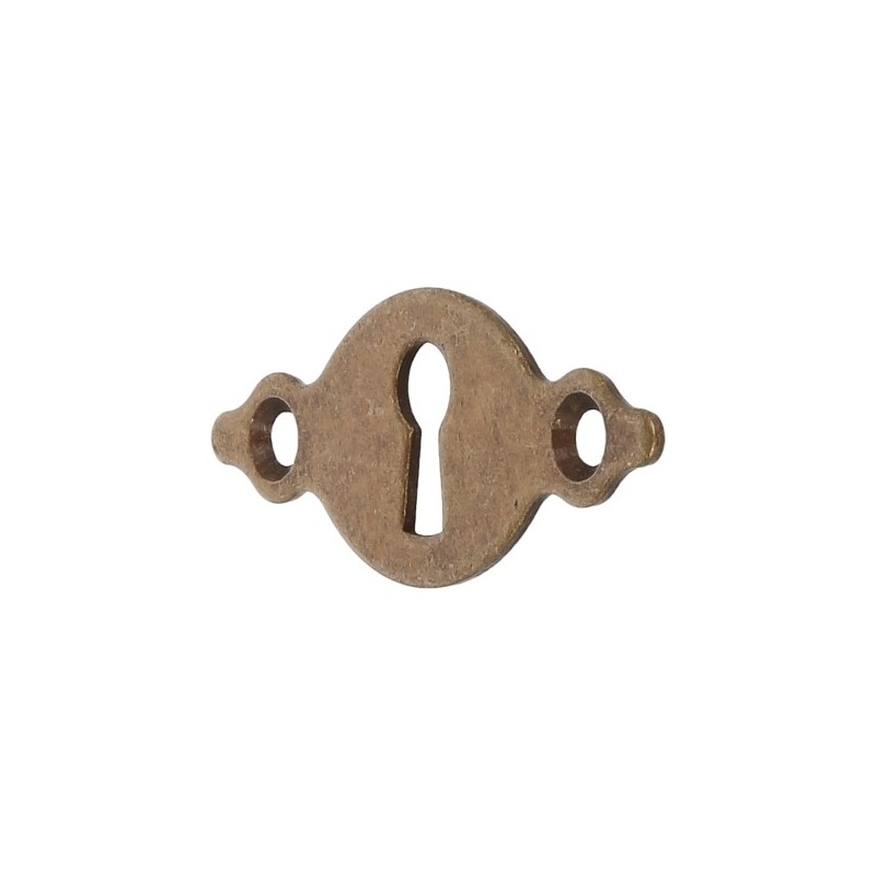 AMIG 19200  
 Bocallave 10  
 67 x 26 x 1,5 mm  
 Acero  
 Cuero