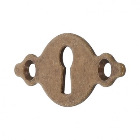 AMIG 19200  
 Bocallave 10  
 67 x 26 x 1,5 mm  
 Acero  
 Cuero