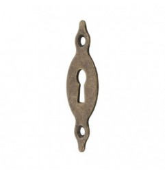 AMIG 19201  
 Bocallave 11  
 67 x 26 x 1,5 mm  
 Acero  
 Cuero