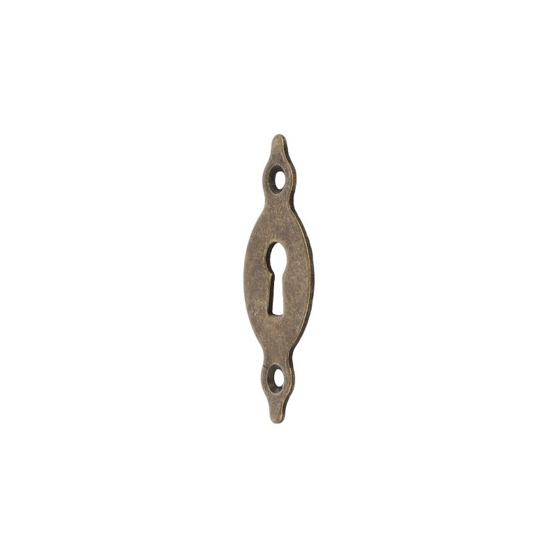 AMIG 19201  
 Bocallave 11  
 67 x 26 x 1,5 mm  
 Acero  
 Cuero