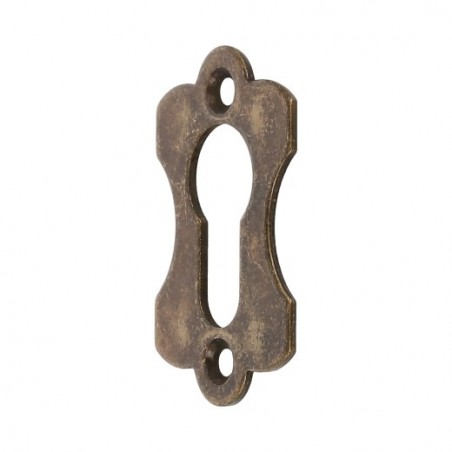 AMIG 19202  
 Bocallave 12  
 60 x 38 mm  
 Acero  
 Cuero