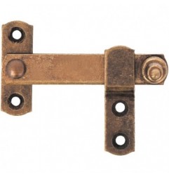 AMIG 19205  
 Aldabilla 1  
 80 x 46 mm  
 Acero  
 Cuero