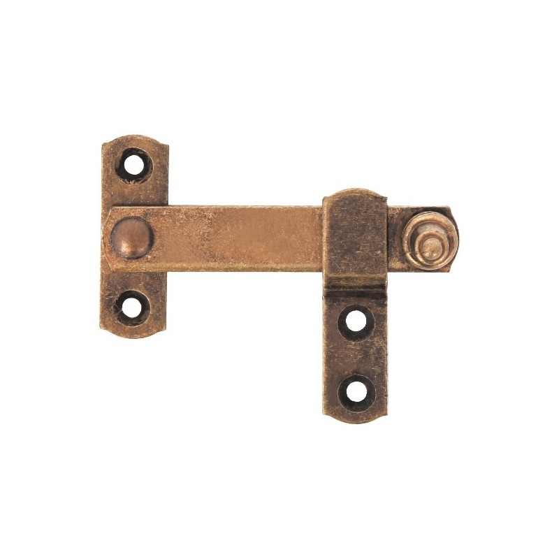 AMIG 19205  
 Aldabilla 1  
 80 x 46 mm  
 Acero  
 Cuero