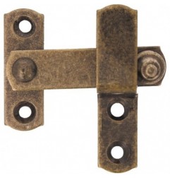AMIG 19207  
 Aldabilla 4  
 60 x 46 mm  
 Acero  
 Cuero