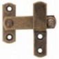 AMIG 19207  
 Aldabilla 4  
 60 x 46 mm  
 Acero  
 Cuero