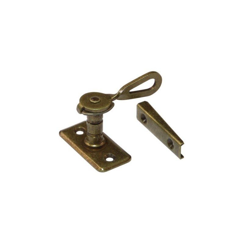 AMIG 19208  
 Aldabilla 12  
 50 x 25 x 45/25 mm  
 Acero  
 Cuero