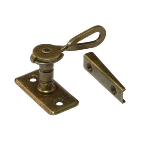 AMIG 19208  
 Aldabilla 12  
 50 x 25 x 45/25 mm  
 Acero  
 Cuero