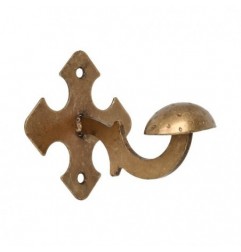 AMIG 19215  
 Colgador 100  
 90 x 90 x 100 mm  
 Acero  
 Cuero