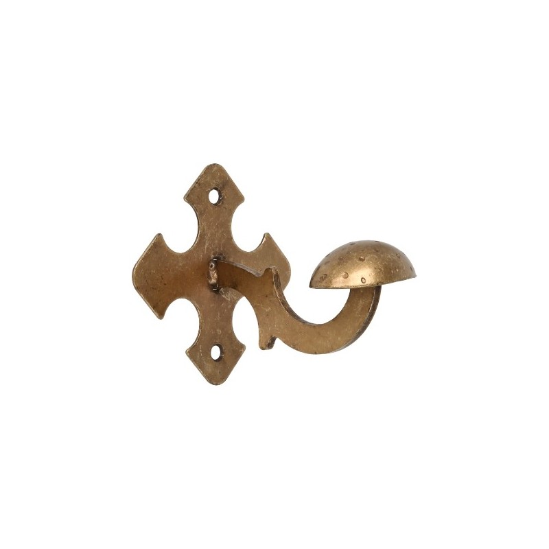 AMIG 19215  
 Colgador 100  
 90 x 90 x 100 mm  
 Acero  
 Cuero