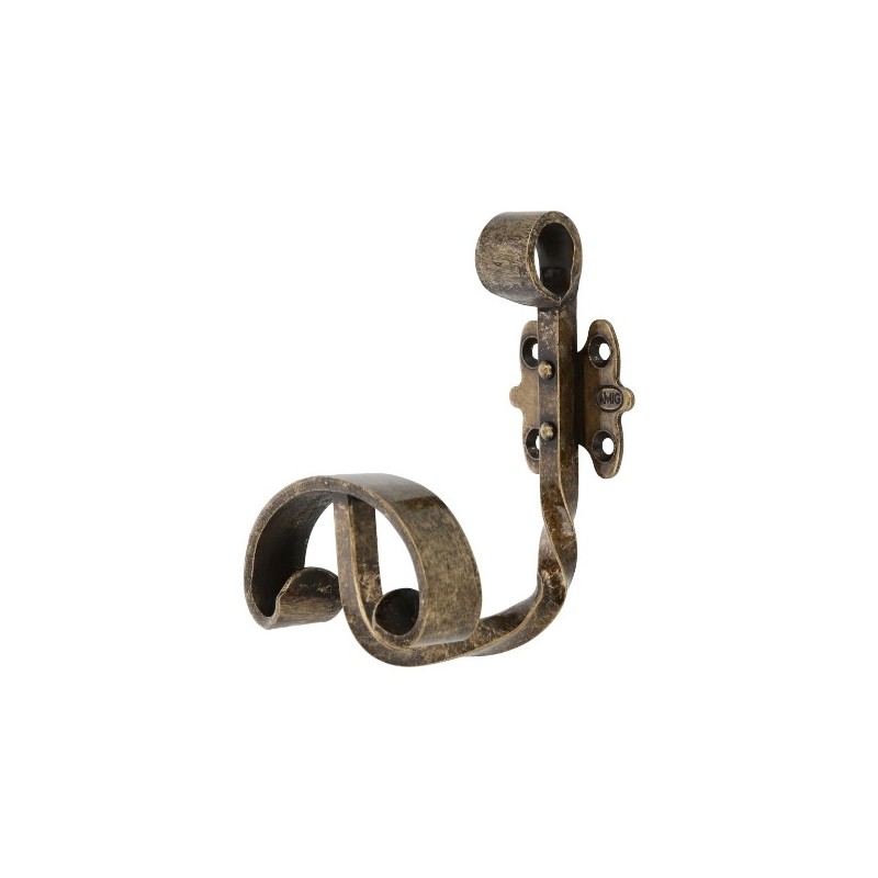 AMIG 19216  
 Colgador 101  
 120 x 80 x 90 mm  
 Acero  
 Cuero