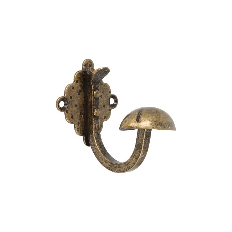 AMIG 19217  
 Colgador 103  
 70 x 70 x 85 mm  
 Acero  
 Cuero