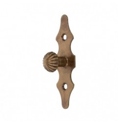 AMIG 19219  
 Escudo tirador 101  
 92 x 30 mm  
 Acero  
 Cuero