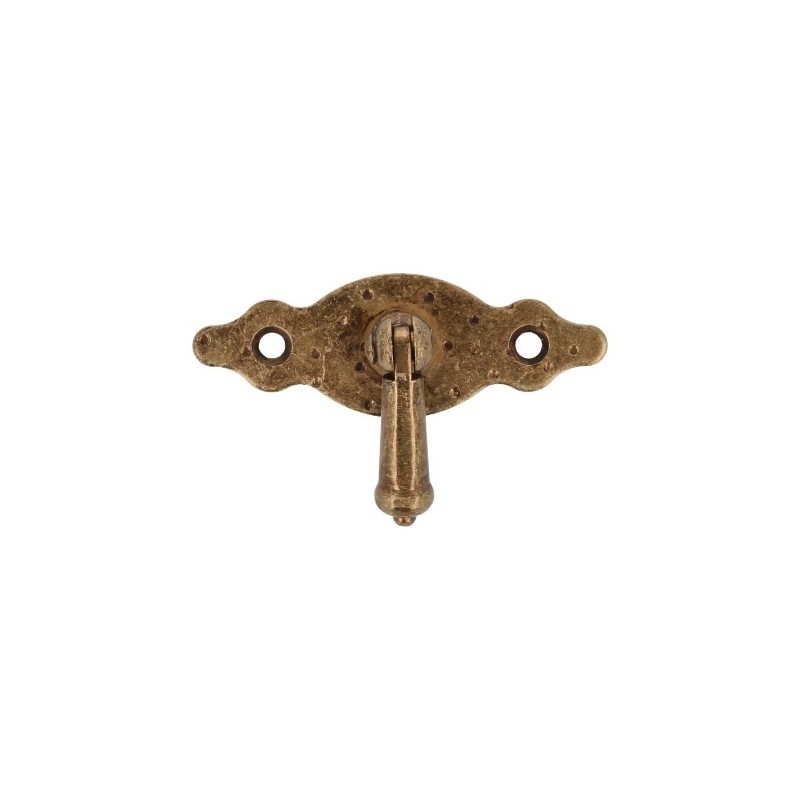 AMIG 19228  
 Tirador con placa 1004  
 80 x 28 mm  
 Cuero
