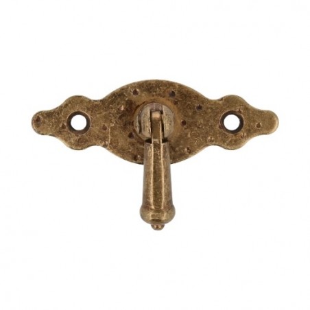 AMIG 19228  
 Tirador con placa 1004  
 80 x 28 mm  
 Cuero