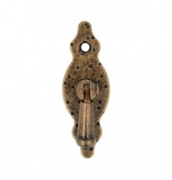 AMIG 19229  
 Tirador con placa 1005  
 28 x 80 mm  
 Cuero